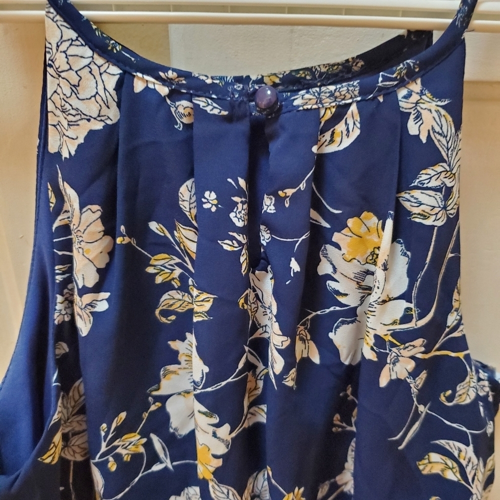 Blue Rain Women's Sleeveless Flowy Dress - Picture 6 of 7
